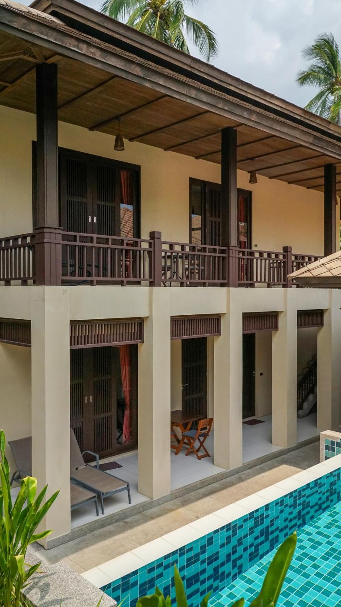 Large 4 Bed Villa Short Walk To Maenam Beach Mae Nam Exteriör bild